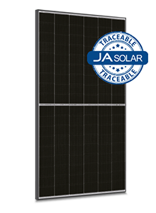 465W N-type Double Glass Monofacial LR Traceable Low Carbon 54 Cell Black Frame MC4