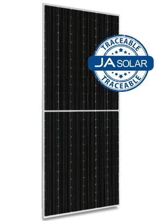 600W N-type US TOPCon MBB Traceable Double Glass Bifacial 72 Cell Silver Frame MC4-EVO2