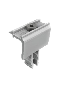 End clamp Pro Wide 30-47 mm Silver